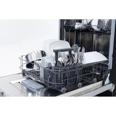 Breda 24-Inch Fully Integrated ADA Dishwasher – 15 Place Settings, 6 Wash Cycles, 5 Temperature Settings, 45 dBA, AUTO+SpeedWash, Total Dry (Door Pop Out), Energy Star Certified – Stainless Steel - LUDWA30155 - The Home Selection
