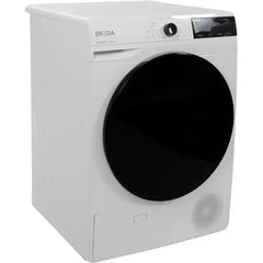 Breda 24-Inch Heat Pump Electric Dryer, 4.2 cu ft, 19.8 lb Load, Brushless DC Motor, 220V, 14 Dry Programs, 5 Auxiliary Functions, 2-Year Warranty, Energy Star Certified - LUDH92700 - The Home Selection