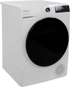 Breda 24 Inch Front Load Washer with 2.3 cu ft Capacity, Stainless Steel Interior Tub, Brushless DC Motor, 220V Power Plug, 14 Wash Programs, 7 Auxiliary Functions, 2-Year Warranty, and Energy Star Certified - LUWM91400