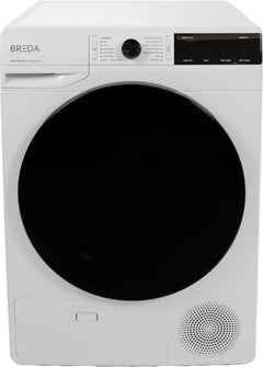 Breda 24 Inch Front Load Washer with 2.3 cu ft Capacity, Stainless Steel Interior Tub, Brushless DC Motor, 220V Power Plug, 14 Wash Programs, 7 Auxiliary Functions, 2-Year Warranty, and Energy Star Certified - LUWM91400