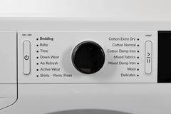 Breda 24 Inch Front Load Washer with 2.3 cu ft Capacity, Stainless Steel Interior Tub, Brushless DC Motor, 220V Power Plug, 14 Wash Programs, 7 Auxiliary Functions, 2-Year Warranty, and Energy Star Certified - LUWM91400