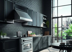 Faber Breva Pro Series Under Cabinet Range Hood with 5-Speed Digital LED Controls, LED Lighting, Dishwasher-Safe Baffle Filters, Pro Motor, and VariDuct System