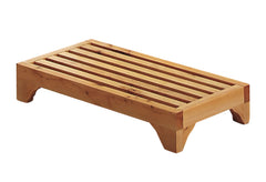 Alfi 4" Modern Wooden Stepping Stool Multi-Purpose Accessory - Natural Wood