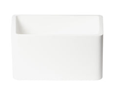 Alfi White Matte Solid Surface Resin Bathroom / Shower Stool - ABST55