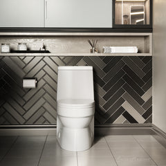 Swiss Madison Virage One-Piece Elongated Toilet Vortex™ Dual-Flush 1.1/1.6 gpf - SM-1T118 - The Home Selection