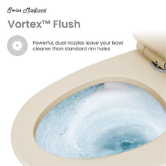 Swiss Madison Virage One-Piece Elongated Toilet Vortex™ Side Flush 1.28 gpf - SM-1T123 - The Home Selection