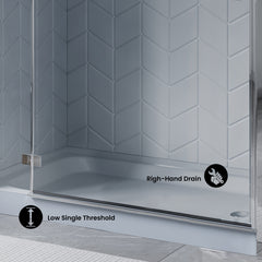 Swiss Madison Voltaire 60 x 36 Single-Threshold, Shower Base - SM-SB5 - The Home Selection