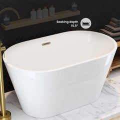 Swiss Madison Claire 48" Freestanding Bathtub - SM-FB550 - The Home Selection