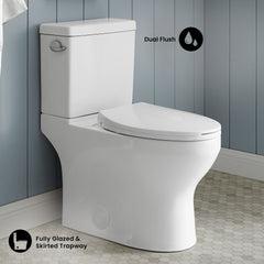 Swiss Madison Classé Two-Piece Elongated Toilet Side Flush 1.28 gpf - SM-2T130 - The Home Selection
