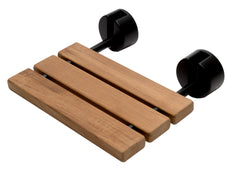 Alfi 16  Wide Foldable Teak Shower Seat with Round Hardware - ABS16R
