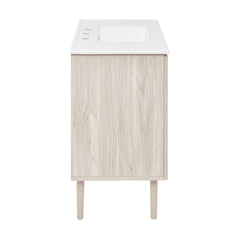 Swiss Madison Bron 36" Freestanding Bathroom Vanity with 3-Hole Widespread Sink Top - SM-BV6202