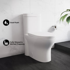 Swiss Madison Monaco One-Piece Elongated Toilet Dual-Flush 1.1/1.6 gpf - SM-1T108 - The Home Selection