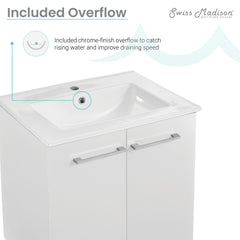 Swiss Madison Annecy 24" Bathroom Vanity - SM-BV2 - The Home Selection