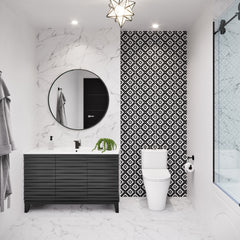 Swiss Madison Cascade 48" Bathroom Vanity in Black - SM-BV557B