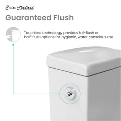 Swiss Madison Monaco Hugo One-Piece Elongated Toilet Touchless Dual-Flush 1.1/1.6 gpf - SM-1T265 - The Home Selection