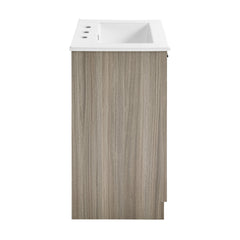 Swiss Madison Burdon 24 in. Bathroom Vanity With Ceramic Sink Top - SM-BV43 - The Home Selection