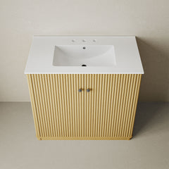 Swiss Madison Lafayette 36" Freestanding Bathroom Vanity with 3-Hole Widespread Sink Top - SM-BV8001