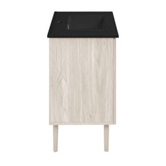 Swiss Madison Bron 36" Freestanding Bathroom Vanity with Black Sink Top - SM-BV6202