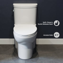 Swiss Madison Sublime One-Piece Elongated Toilet Side Flush 1.28 gpf - SM-1T206 - The Home Selection