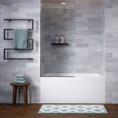 Swiss Madison Voltaire 54" X 30" Left-Hand Drain Alcove Bathtub with Apron - SM-AB557 - The Home Selection