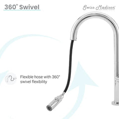 Swiss Madison Chalet Pull-Down Kitchen Faucet - SM-KF73