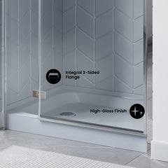 Swiss Madison Voltaire 60 x 36 Single-Threshold, Shower Base - SM-SB5 - The Home Selection