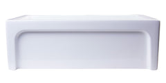 Alfi 30  White Arched Apron Thick Wall Fireclay Single Bowl Farm Sink - AB3018ARCH-W