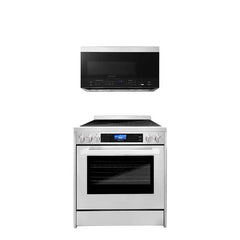 Cosmo 2-Piece Kitchen Package, 30″ Electric Range and 30″ Over the Range Microwave - COS-2PKG-001 - The Home Selection