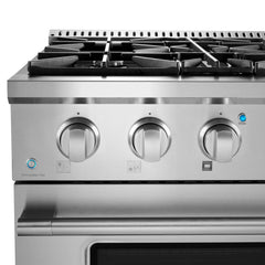 Cosmo 2-Piece Kitchen Package, 30″ Gas Range & 30″ Wall Mount Range Hood - COS-2PKG-017 - The Home Selection