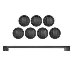 Cosmo 2-Piece Kitchen Package, 36″ Gas Range & Brushed Black Handle and Knob Set for GRP366 - COS-2PKG-174 - The Home Selection