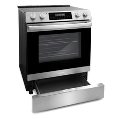 Cosmo 30" Electric Range with 8 Function Convection Oven - COS-ERC305WKTD - The Home Selection
