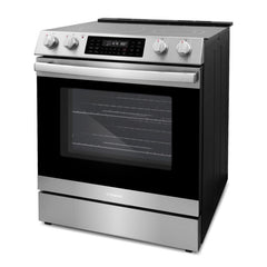 Cosmo 30" Electric Range with 8 Function Convection Oven - COS-ERC305WKTD - The Home Selection