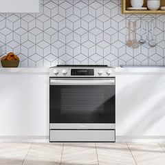 Cosmo 30" Electric Range with 8 Function Convection Oven - COS-ERC305WKTD - The Home Selection