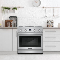 Cosmo 30" Professional Style Gas Range - COS-GRC304KB - The Home Selection