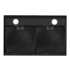 Cosmo 30" Under Cabinet Matte Black Range Hood with Removable Aluminum Mesh Filters - COS-5U30-BK - The Home Selection