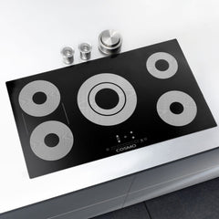 Cosmo 36" Drop-In Electric Ceramic Glass Cooktop - COS-365TBECC - The Home Selection