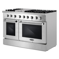 Cosmo 48" Dual Fuel Range with Griddle and Double Oven - COS-DFRL486GK - The Home Selection