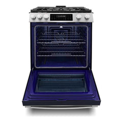 COSMO Professional Style 30 in. Slide-In Freestanding 6.1 cu. ft. Gas Range with 5 Sealed Gas Burners and Self Clean Air Fry Oven in Stainless Steel - COS-GRC305KTD - The Home Selection