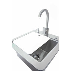 Coyote 21" Sink With Faucet, Drain, Soap Dispenser - C1SINKF21