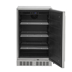 Coyote 21" Built-In Refrigerator with Left Hinge - C121R-S-L - The Home Selection