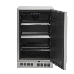 Coyote 21" Built-In Refrigerator with Right Hinge - C121R-S-R - The Home Selection