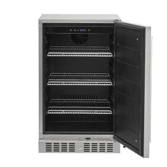 Coyote 21" Built-In Refrigerator with Right Hinge - C121R-S-R - The Home Selection