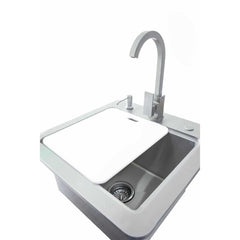 Coyote 21" Sink With Faucet, Drain, Soap Dispenser - C1SINKF21 - The Home Selection