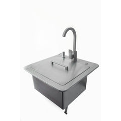 Coyote 21" Sink With Faucet, Drain, Soap Dispenser - C1SINKF21 - The Home Selection