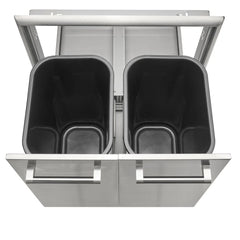 Coyote 26" Pull Out Trash and Recycle Bin - C3-TC - The Home Selection