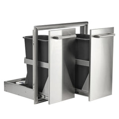 Coyote 26" Pull Out Trash and Recycle Bin - C3-TC - The Home Selection