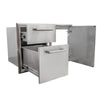 Coyote 36" Access Door & Double Drawer Combo - C3-CD2DC36 - The Home Selection