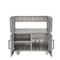 Coyote 36" Stainless Steel Charcoal Grill Cart - C3CH36CT - The Home Selection