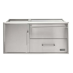 Coyote 42" Access Door With Storage & Warming Drawer Combo - C3-CDWD - The Home Selection