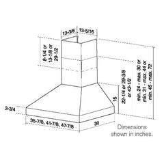 Coyote 42" Ventilation Hood - C1HOOD42 - The Home Selection